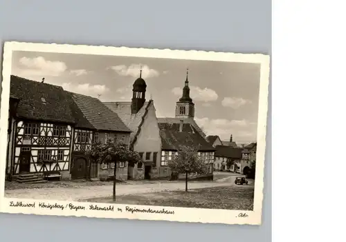 Koenigsberg Bayern  / Koenigsberg i.Bay. /Hassberge LKR