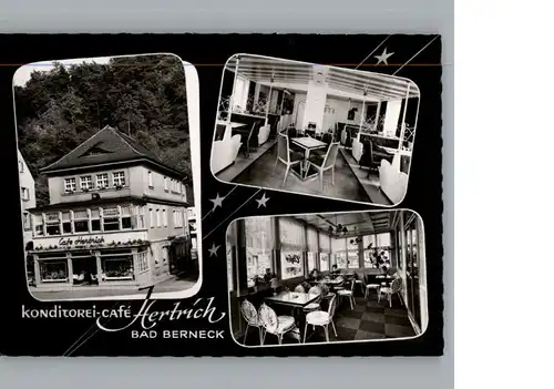 Bad Berneck Cafe Konditorei Pension Hertrich / Bad Berneck Fichtelgebirge /Bayreuth LKR