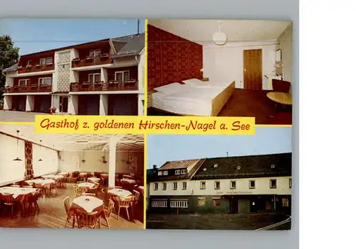 Nagel Oberfranken Gasthof zum goldenen Hirschen / Nagel /Wunsiedel LKR