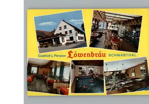 Schwabthal Gasthof Pension Loewenbraeu / Bad Staffelstein /Lichtenfels LKR