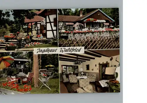 Oberthulba Cafe Jagdhaus Waldfried / Oberthulba /Bad Kissingen LKR