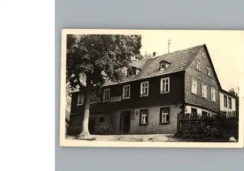 Loehmar Wald Gasthaus Pension Hans Preussner / Schwarzenbach a.Wald /Hof LKR