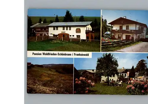 Schoenbrunn Wald Pension Waldfrieden / Schwarzenbach a.Wald /Hof LKR