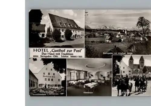 Steingaden OberBayern Hotel Gasthof zur Post / Steingaden /Weilheim-Schongau LKR