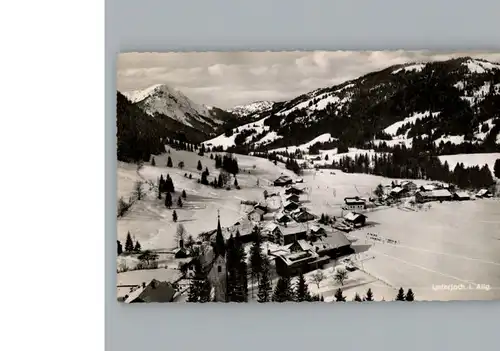 Unterjoch Winter-Karte / Bad Hindelang /Oberallgaeu LKR