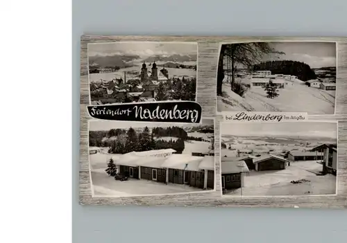 Nadenberg Allgaeu Winter-Karte / Lindenberg i.Allgaeu /Lindau LKR