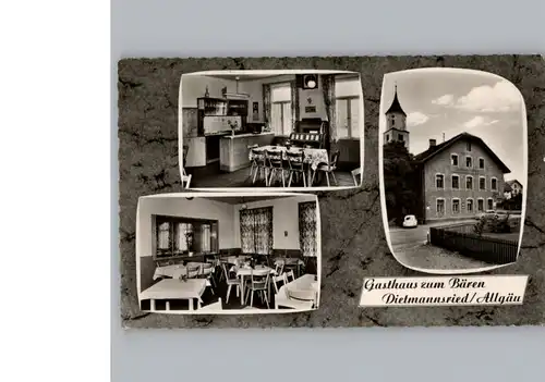 Dietmannsried Gasthaus zum Baeren / Dietmannsried /Oberallgaeu LKR
