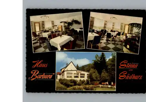 Steina Suedharz Pension Haus Barbara / Bad Sachsa /Osterode Harz LKR
