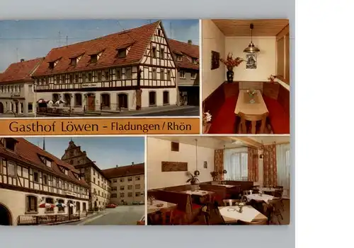 Fladungen Gasthof Loewen / Fladungen /Rhoen-Grabfeld LKR