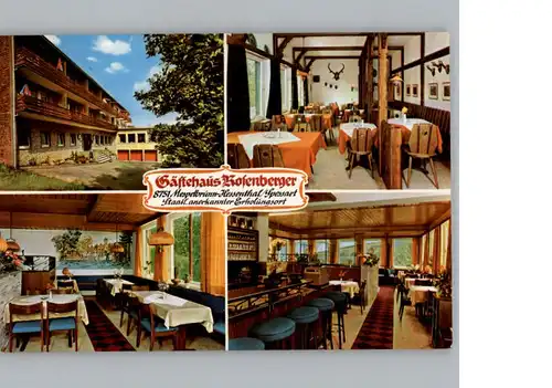 Mespelbrunn Gaestehaus Rosenberger / Mespelbrunn /Aschaffenburg LKR