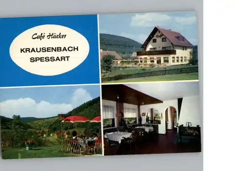 Krausenbach Cafe Haecker / Dammbach /Aschaffenburg LKR