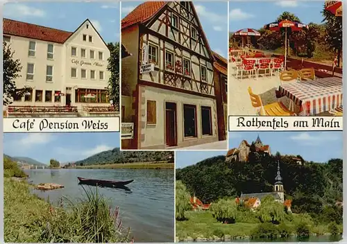 Rothenfels Unterfranken Cafe Weiss / Rothenfels /Main-Spessart LKR