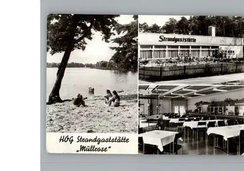 Muellrose Strand-Gaststaette / Muellrose /Oder-Spree LKR