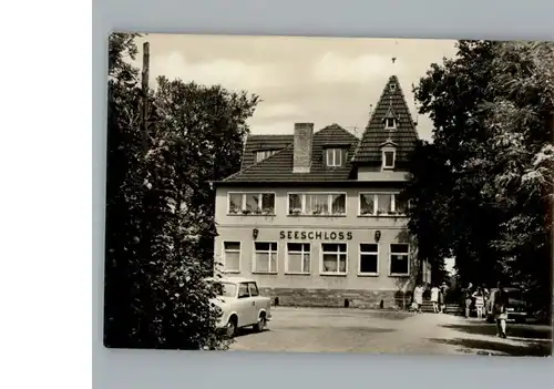 Eggersdorf Strausberg Hotel Gaststaette Seeschloss / Petershagen Eggersdorf /Maerkisch-Oderland LKR