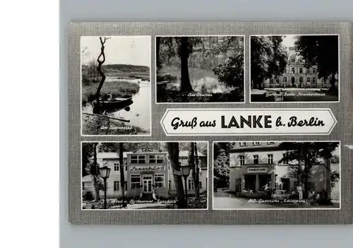 Lanke Hotel Seeschloss Gaststaette Schlosspark / Wandlitz /Barnim LKR