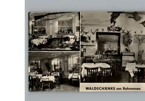 Wandlitz Restaurant Cafe Zur Waldschaenke / Wandlitz /Barnim LKR