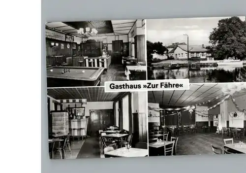 Burgwall Gasthaus zur Faehre / Zehdenick /Oberhavel LKR
