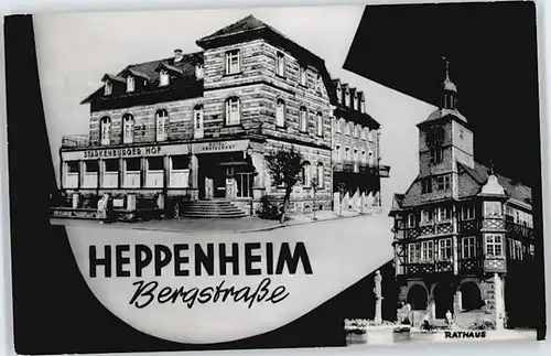 Heppenheim Bergstrasse Hotel Starkenburger Hof / Heppenheim (Bergstrasse) /Bergstrasse LKR
