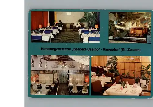 Rangsdorf Gaststaette Seebad-Kasino / Rangsdorf /Teltow-Flaeming LKR