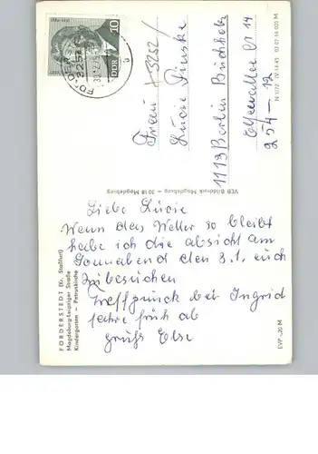 Foerderstedt Magdeburger - Leipziger Stra0e / Foerderstedt /Salzlandkreis LKR