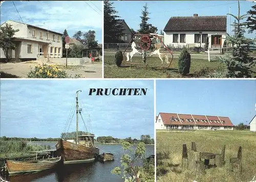 Pruchten FDGB Gaststaette Barthe Feriendorf Schiff Kat. Pruchten