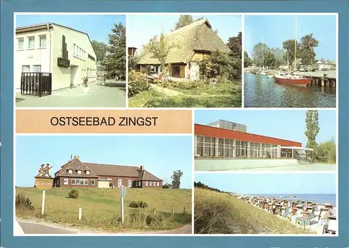 Zingst Ostseebad FDGB Restaurant Nordlicht Kurhaus Strand / Zingst Darss /Nordvorpommern LKR