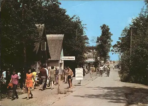 Prerow Ostseebad HO Textilwaren Strandpromenade / Darss /Nordvorpommern LKR