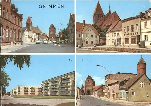 Grimmen Karl Marx Strasse Platz der Freundschaft 
Heinrich Heine Strasse Greifswalder Tor  Kat. Grimmen