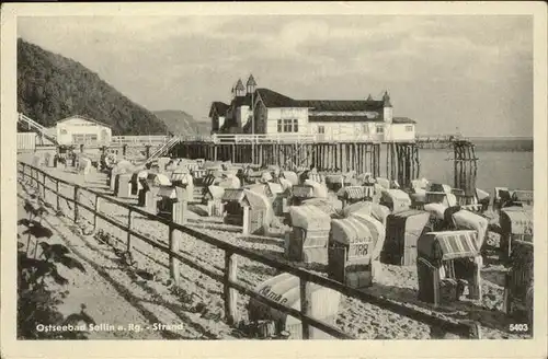 Sellin Ruegen Strand  Kat. Sellin Ostseebad