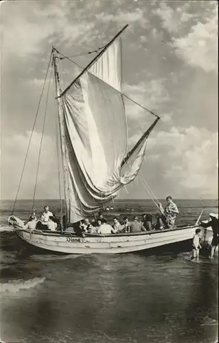 Ahlbeck Segelboot Diana Kat. Heringsdorf