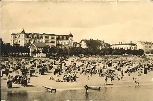 Ahlbeck Strand  Kat. Heringsdorf