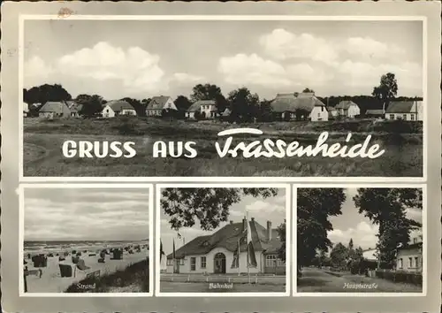 Trassenheide Bahnhof Hauptstrasse Strand Kat. Trassenheide