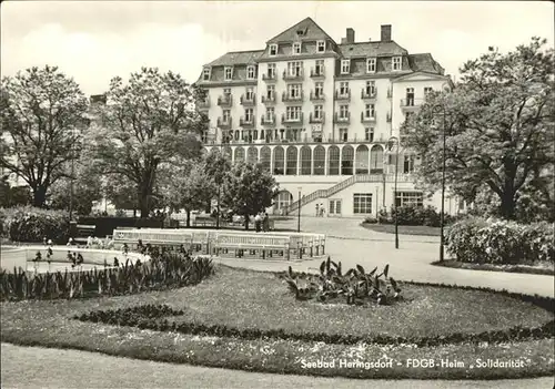 Heringsdorf Ostseebad FDGB Heim Solidaritaet  Kat. Heringsdorf