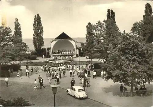 Heringsdorf Ostseebad Musikpavillon VW Kaefer Kat. Heringsdorf