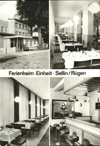 Sellin Ruegen Ferienheim Einheit Bar Speiseraum Kat. Sellin Ostseebad
