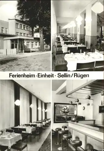 Sellin Ruegen Ferienheim Einheit Speiseraum Bar Kat. Sellin Ostseebad