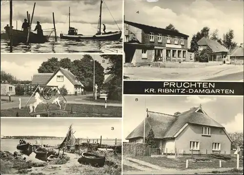 Pruchten Bodden Barthe FDGB Gaststaette Kat. Pruchten