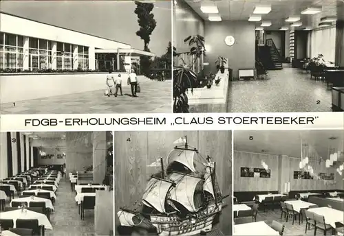 Zingst Ostseebad FDGB Erholungsheim Claus Stoertebeker / Zingst Darss /Nordvorpommern LKR