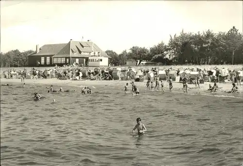 Zingst Ostseebad HO Gaststaette Kurhaus / Zingst Darss /Nordvorpommern LKR