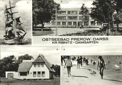 Prerow Ostseebad Segelschulschiff Wilhelm Pieck Polytechnische Oberschule
Nikolai Ostrowski Strand / Darss /Nordvorpommern LKR