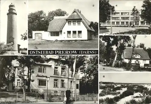 Prerow Ostseebad Leuchtturm Darsser Ort Erholungsheim Seestern Oberschule
Rat der Gemeinde / Darss /Nordvorpommern LKR