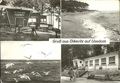 ueckeritz Usedom Fischerhuette Strandklause Kat. ueckeritz Usedom