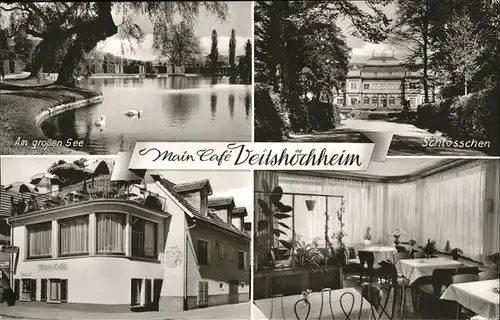 Veitshoechheim Main Cafe Schloesschen Kat. Veitshoechheim