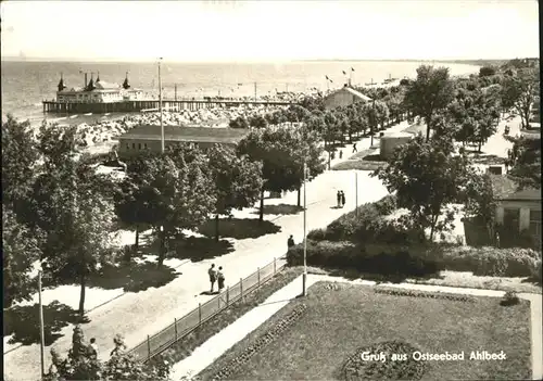 Ahlbeck Strandstrasse Seebruecke Kat. Heringsdorf