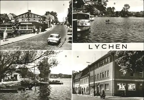 Lychen Cafe Alte Muehle Am Stadtsee Am Oberpfuhlsee Ratseck Kat. Lychen