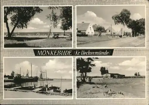 Moenkebude Hafen Strand Kat. Moenkebude