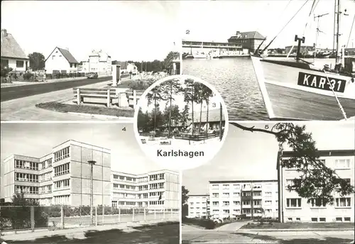 Karlshagen Am Hafen POS heinrich Heine Wohnkomplex Strasse des Friedens Kat. Karlshagen