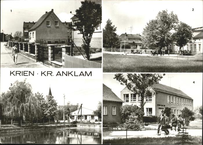 Krien Bauernstrasse Schule Kulturhaus Kat. Krien Nr. kk01080 oldthing