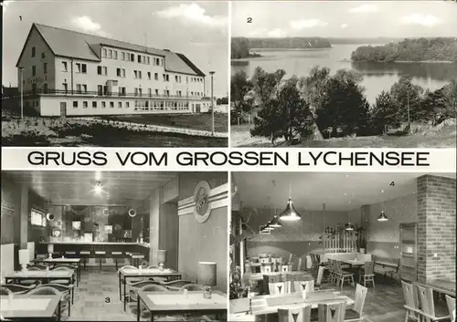Lychen Haus Seeblick Grosser Lychensee Kat. Lychen