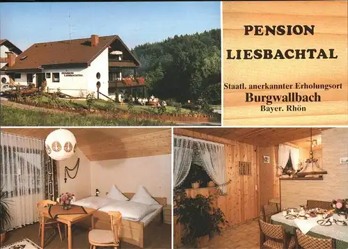 Burgwallbach Pension Liesbachtal Kat. Schoenau a.d.Brend